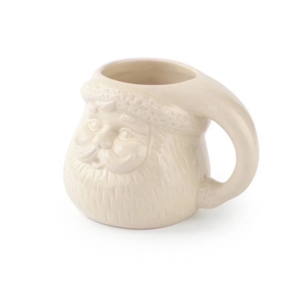 3 for $15 SALE New Target Bullseye Playground 14 oz Cream Santa Face Mug